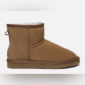 EVERAU Tan Ankle Boots